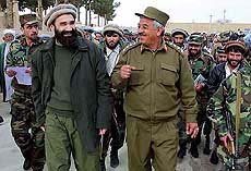 Atta Mohammed, one of northern Afghanistan's key warlords