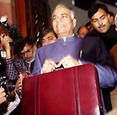 Union Finance Minister Yashwant Sinha
