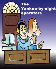 The Yankee-by-night operators        ILLUSTRATION BY SANDEEP JOSHI