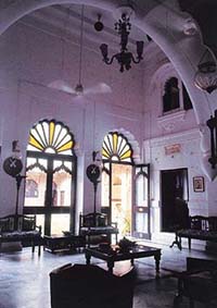 The lounge has an old-world charm