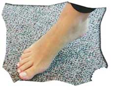 Best foot forward.