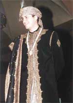Sherwani for a groom.