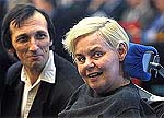 Diane Pretty (43), a terminally-ill British woman who wants to commit suicide