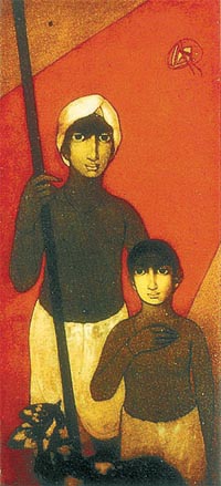 A painting by Anand Panchal.