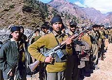 Recruits for village defence committees