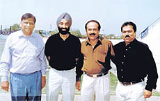 Mr Anil Jain, Dr S S Sareen, Mr Anil Khanna and Mr Sunil Khanna, who have been elected unopposed to the DDCA managing committee.