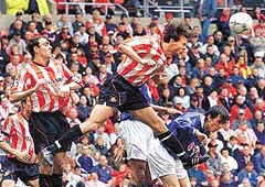 Sunderlands Swedish defender Joachim Bjorkland 