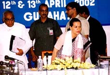 Congress President Sonia Gandhi presides over