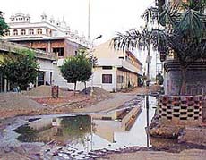 Streets and bylanes in the colony are often flooded with dirty water disposed of indiscriminately from the gurdwara in the Model Town Extension area in Ludhiana.