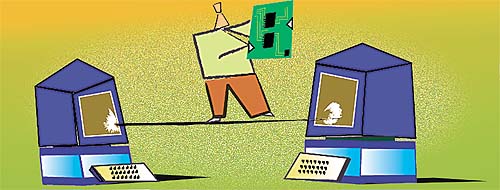Cram up various types of RAM --- Illustration by Rajiv Kaul