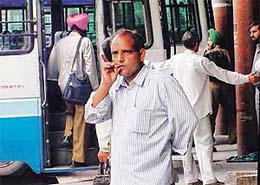 Inspite of the UT Administration’s ban on smoking at public places, residents seen smoking are a common sight