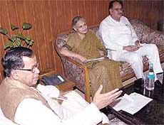 Chief Minister Sheila Dikshit with Dr Narender Walia