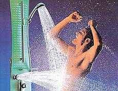 Showers need careful maintenance during the hot summer months