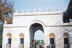 The imposing entrance gate to Tipu Sultan’s Summer Palace