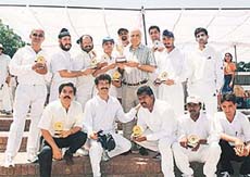 The Income Tax Department XI which defeated Chartered Accountants XI in a match played at the Cricket Stadium in Sector16 here on Saturday.