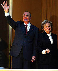 French President Jacques Chirac