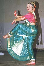 WORLD DANCE DAY: Kuchipudi artiste Padmabhushan Radha Reddy giving her performance at Modern School.