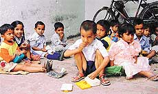 A scene at a balwadi