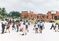 Children at SOS village in Rajpura.