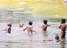 So what if we cant afford membership to elite club pools! God has created this swimming pool for us