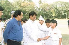 Former Indian Test player Chetan Chauhan 
