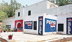 Punjab Police has added colour to its functioning by painting advertisements on the walls of the Dera Bassi police station in violation of the Punjab and Haryana High Court orders.