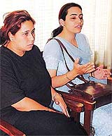 Two young school teachers  Ms Renu Grover and Ms Mannat Dhillon  who went beyond their call of duty to help a tourist couple in distress