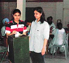 Rohini and Sharda