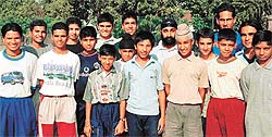 The UT sub-junior softball team which will take part in the National Sub-Junior Softball Championship to be held at Hyderabad from May 28.
