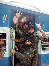 Soldiers of the Mahar regiment