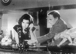 Fanny Ardant and Jean-Louis Trintignant in "Vivement Dimanche"