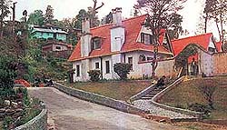 Kalimpong has quiet streets and pretty houses