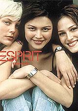 Models sporting Esprits Spring Summer wear.