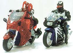 Spiderman toys.
