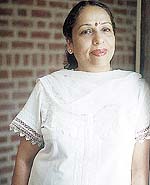 Masseuse Gita Ramesh.
