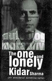 The One and Lonely Kidar Sharma, an autobiography