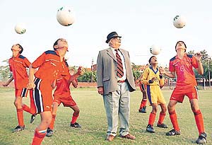 A FEW GOOD MEN: Feet firmly on earth and heads held high  thats Jacobs army for the next World Cup.