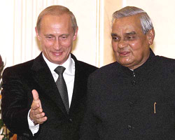 Russian President Vladimir Putin invites India's Prime Minister