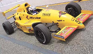 Karun Chandhok in action in the Formula 3 race