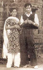 Amrita Pritam with Imroz