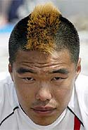 A soccer fan