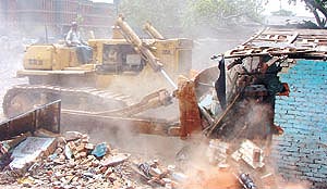 The Delhi Development Authority demolition