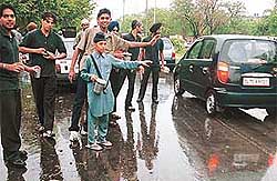 Rain and storm that lashed the city on Friday