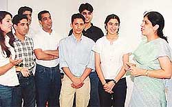 Dr Maleeka Sachdeva (right), skin specialist