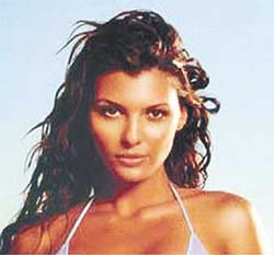 The tanned look is in on the international ramp