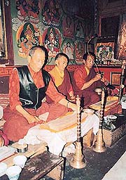 Kalpa Monastery: Monks annual invocation of ancestral spirits