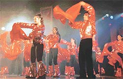 It rains rhythm and energy in Tagore Theatre, as students of Shiamak Davars dance workshop bring alive the magic of salsa, jazz and rock n roll in Chandigarh on Monday.