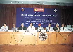 Mr S.S. Kohli, Chairman of PNB, at a seminar on Credit Needs to Small Scale Industries