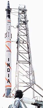 Agni on the launch pad