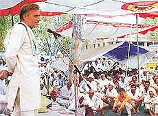 The President of a faction of the Bharatiya Kisan Union